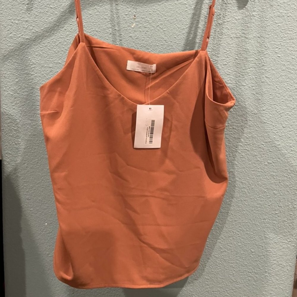 Oak + Fort Salmon Colored Camisole - Size Medium
